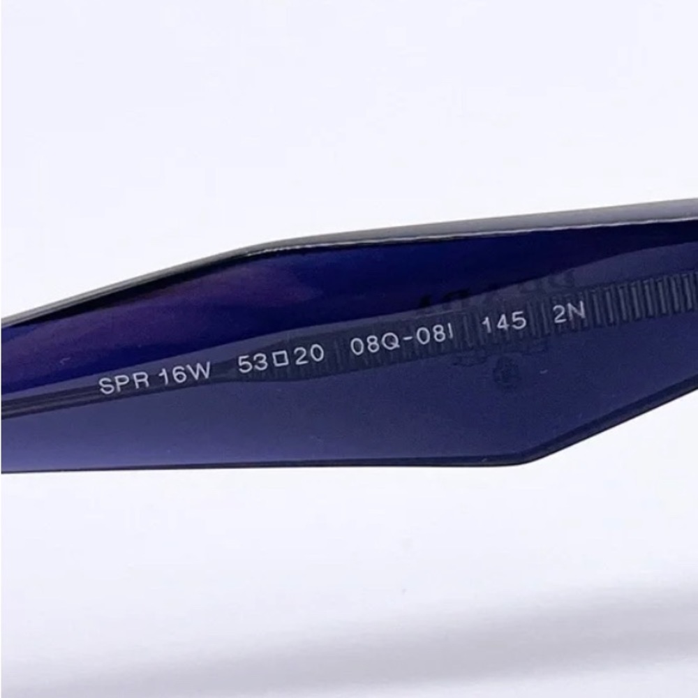 NEW PRADA PR16WS 08Q08I WOMEN’S SUNGLASSES PRADA SPR 16W BLUE EYEWEAR PR 16WS - Picture 9 of 12